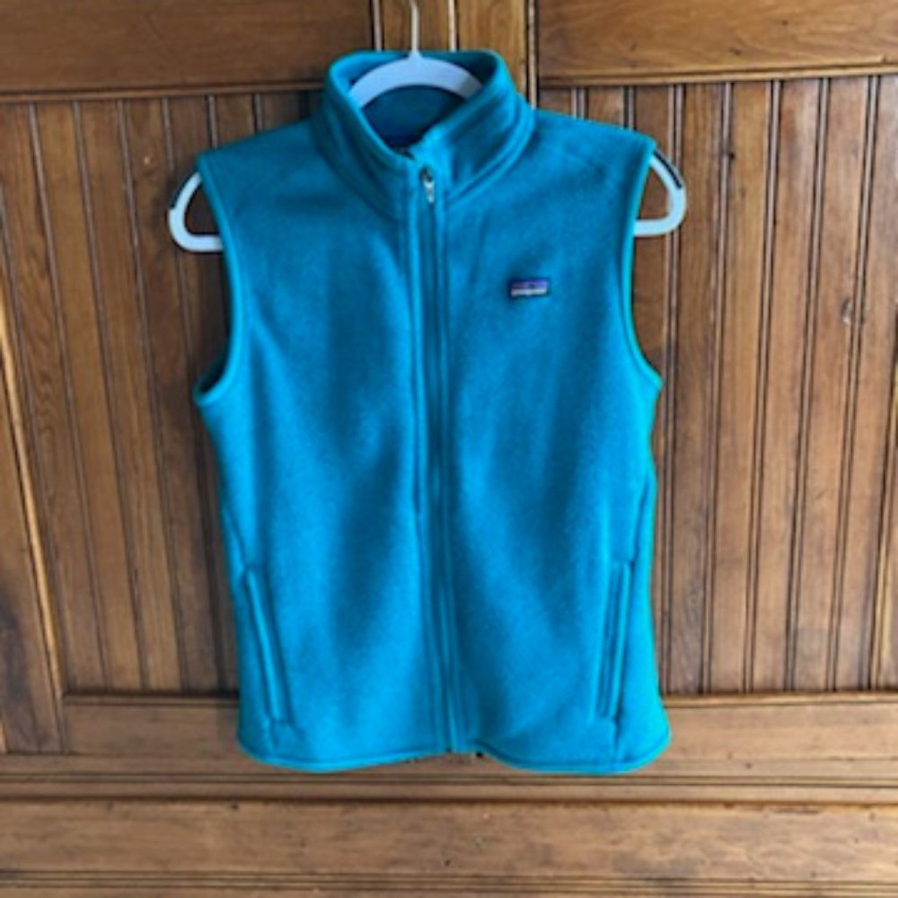 Women's Patagonia Better Sweater Vest, Blue (Cerulean), Size Medium
